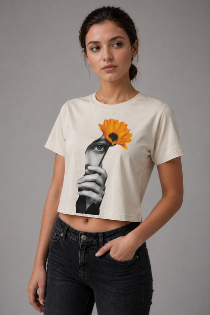 Crop Tee 'Soulflower'