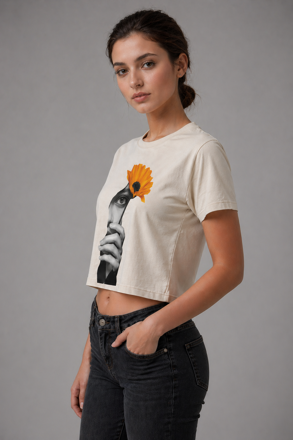 Crop Tee 'Soulflower'