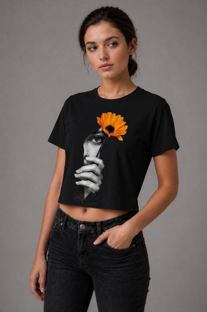 Crop Tee 'Soulflower'