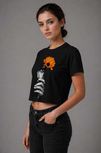 Crop Tee 'Soulflower'